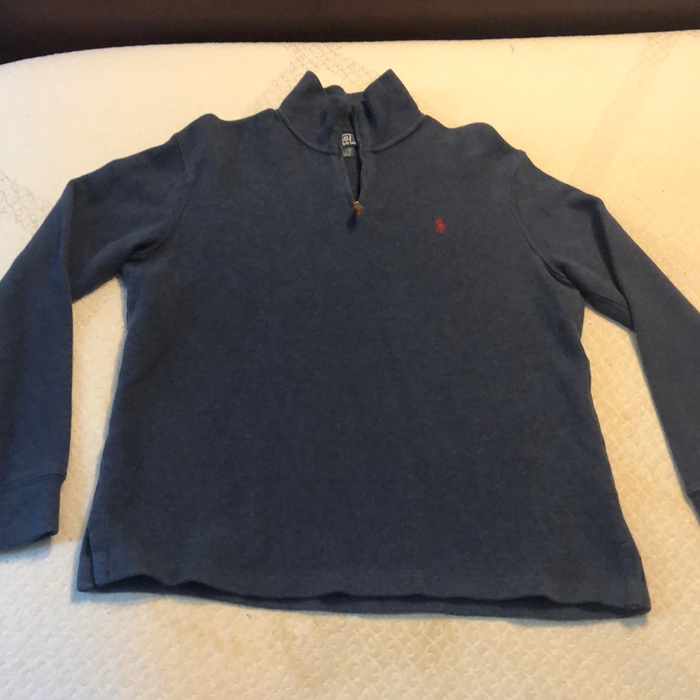 Ralph Lauren Ribbed 1/4 Zipped Pullover